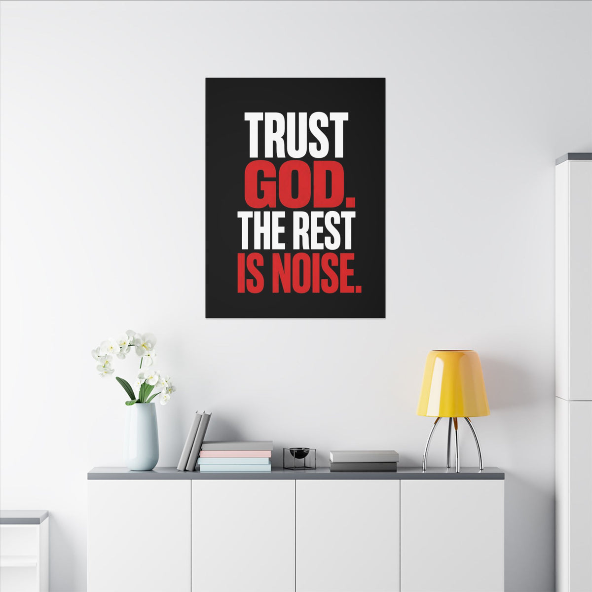 Trust God - Christian Wall Art | Canvas