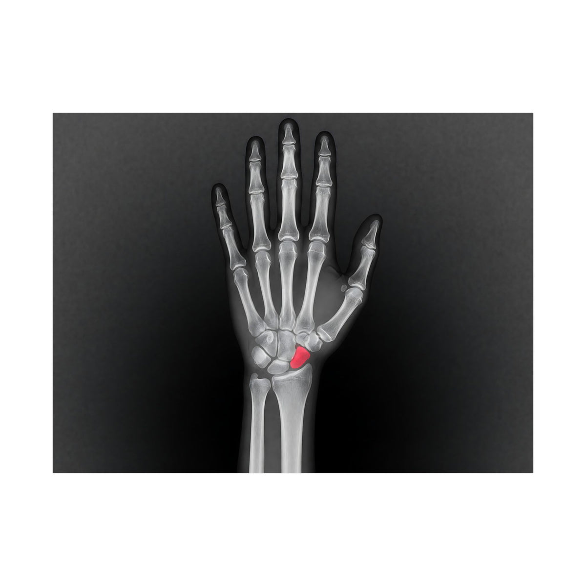 Carpal Study - Doctor's Office Wall Art | Matte Poster (Landscape)