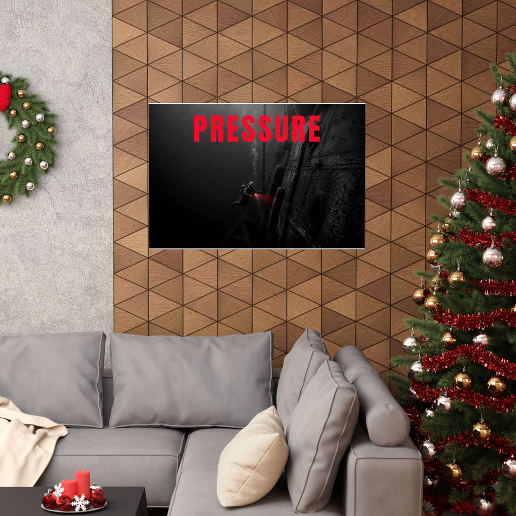 Control the Pressure - Gym Wall Art | Matte Poster (Landscape)