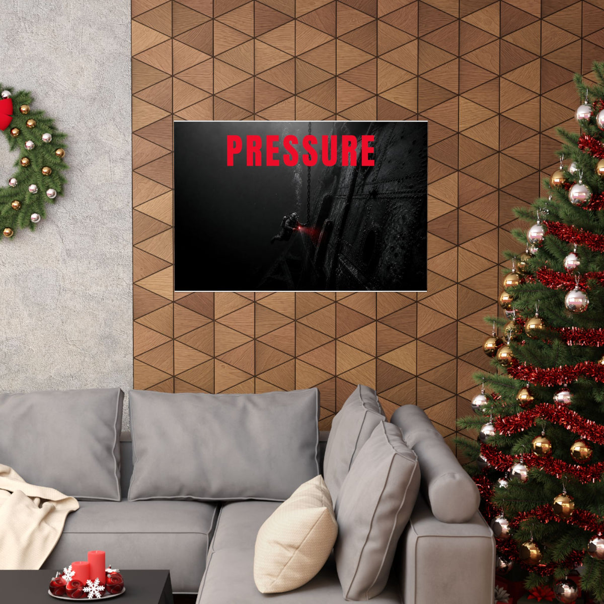 Control the Pressure - Gym Wall Art | Matte Poster (Landscape)