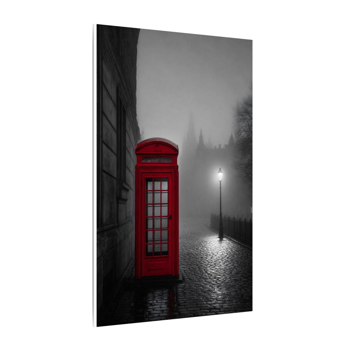 The Red Booth - Unique Office Art | Canvas