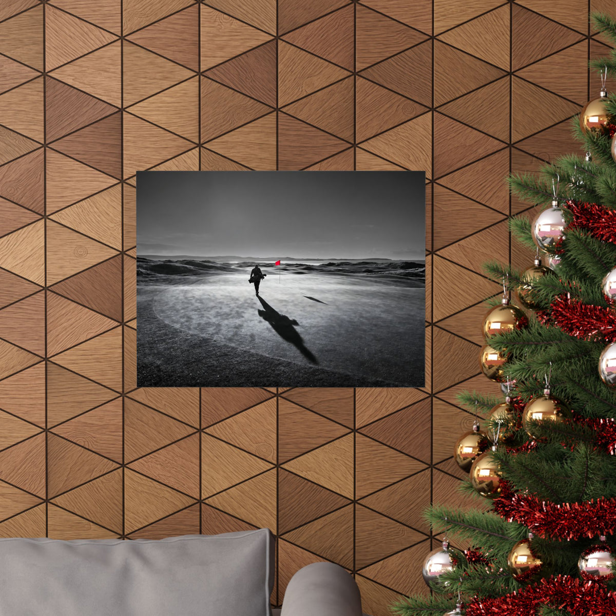 The Walk - Golf Course Wall Art | Matte Poster (Landscape)