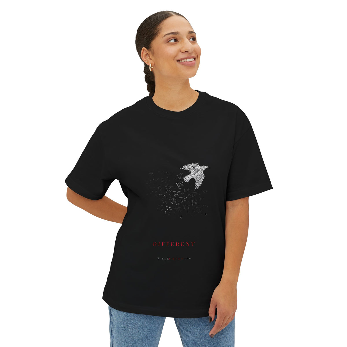 Fly Different | Heavyweight Tee (Front + Back)