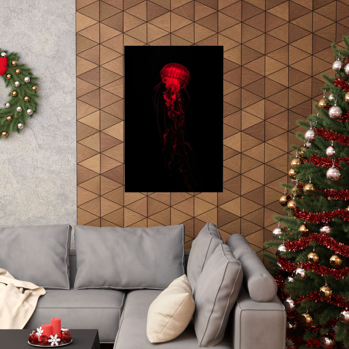 The Drifter - Red Wall Art Decor | Matte Poster