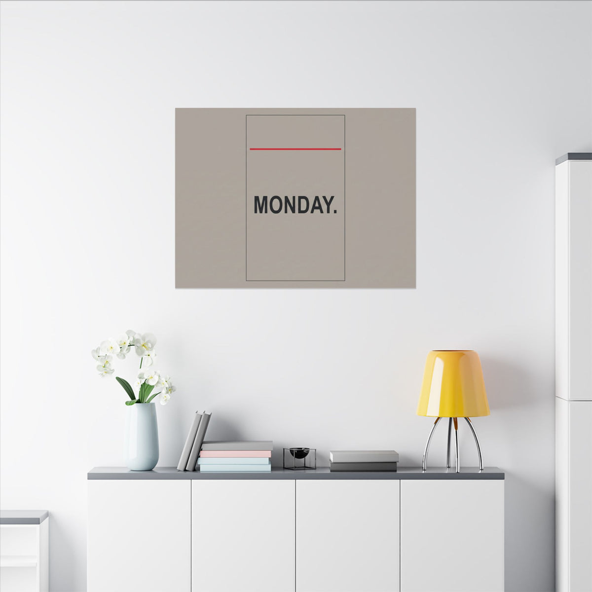 Monday - Office Wall Art | Canvas (Landscape)