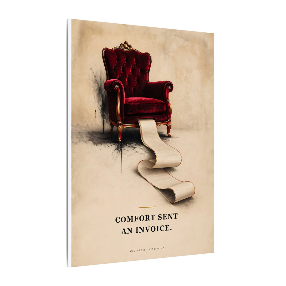 Comfort Sent an Invoice - Funny Wall Art | Canvas