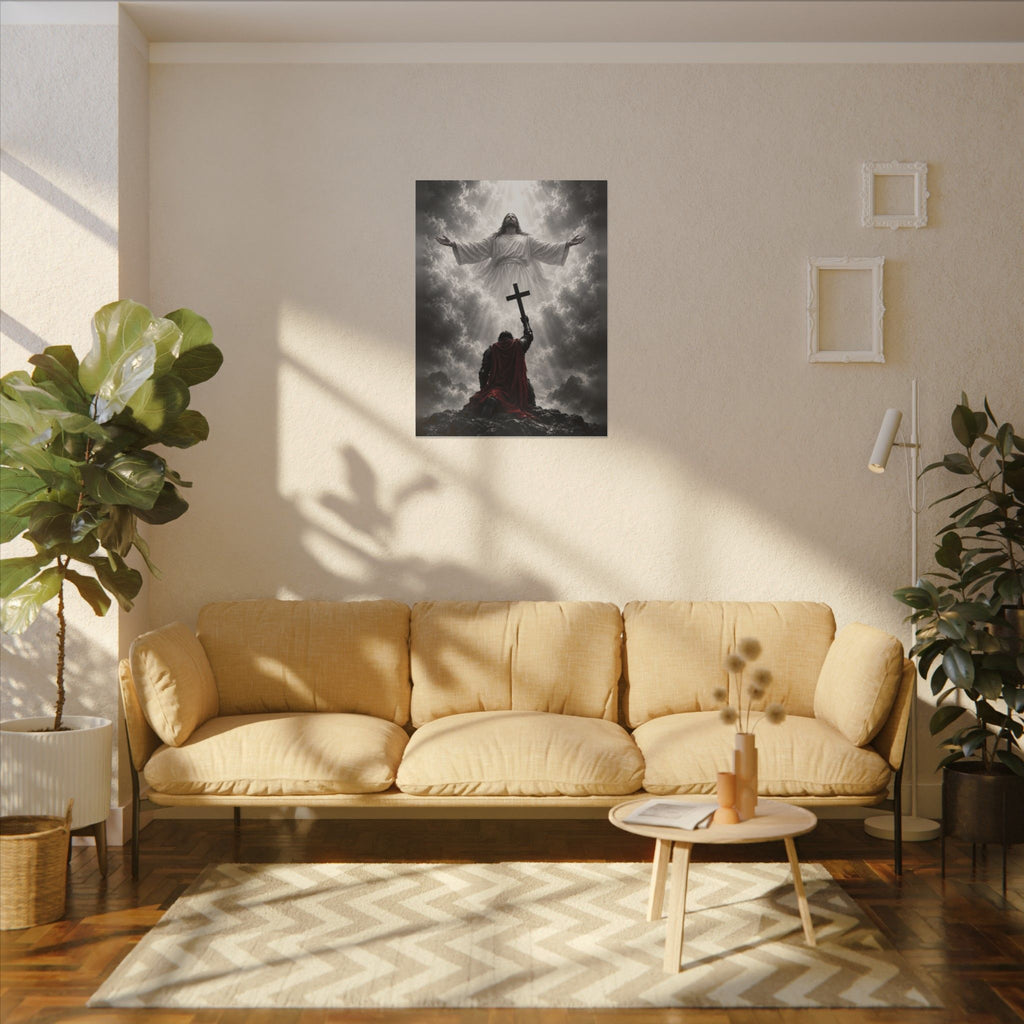 Jesus and the Warrior - Christian Wall Art | Canvas
