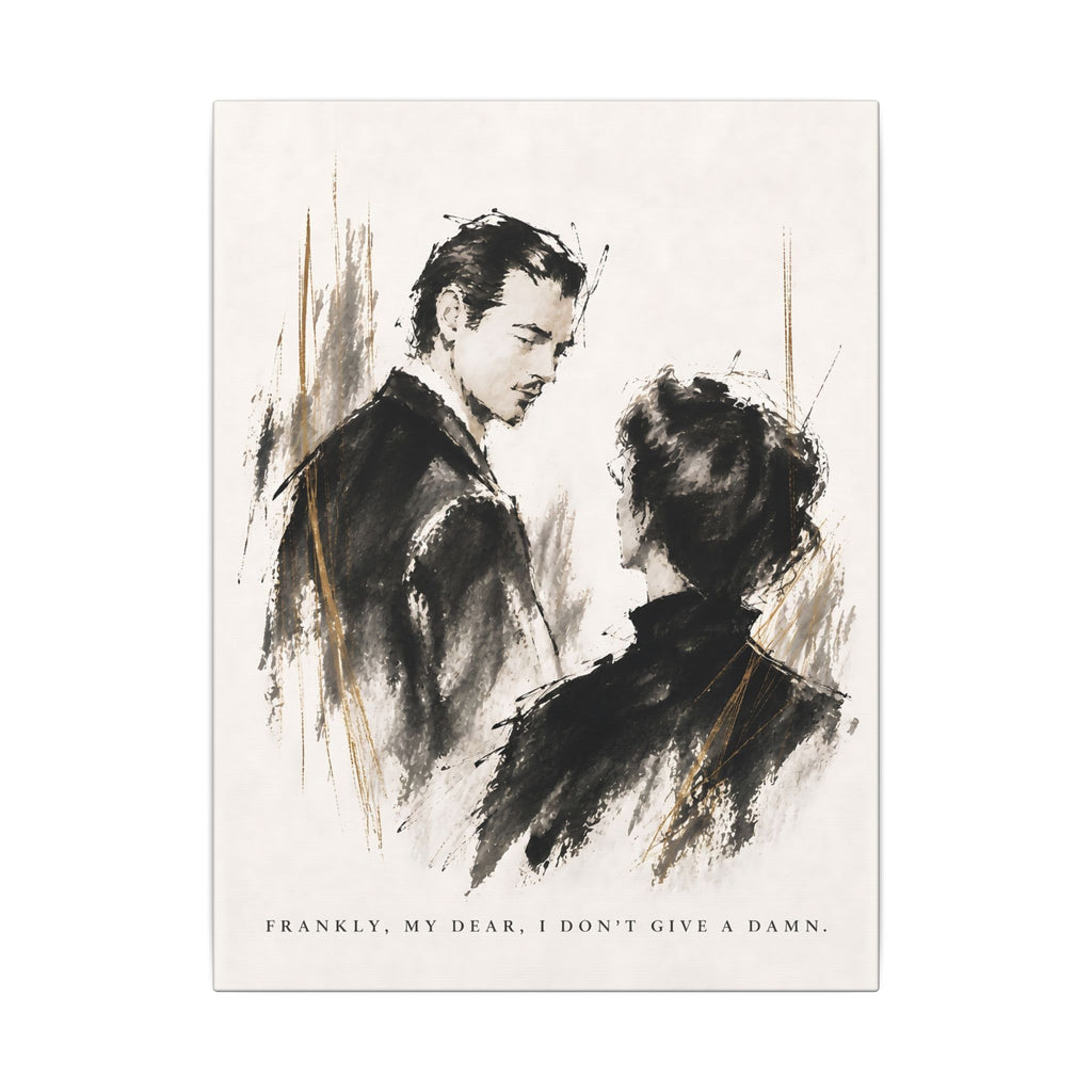Frankly My Dear - Romantic Noir Wall Art | Canvas
