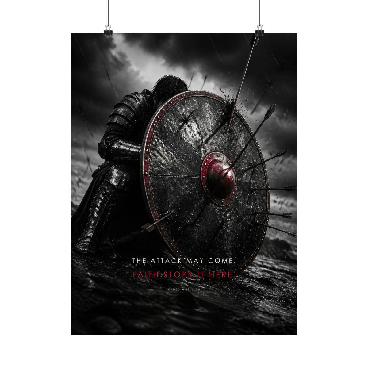 Shield of Faith - Armor of God Wall Art | Matte Poster