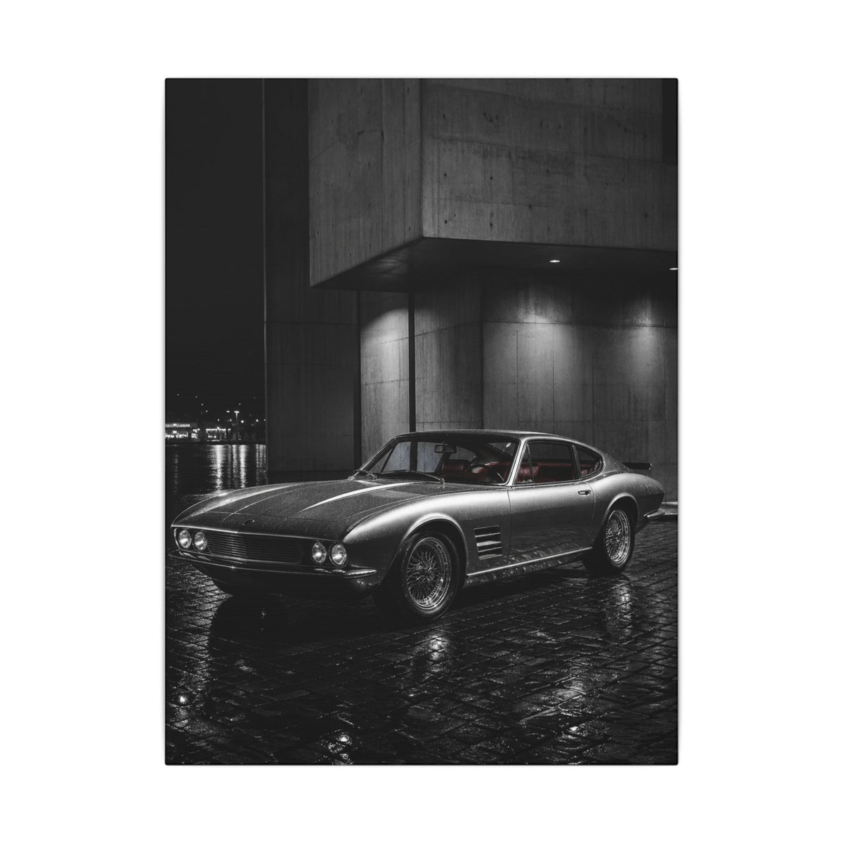 Midnight Grand Tourer - Vintage Car Wall Art | Canvas