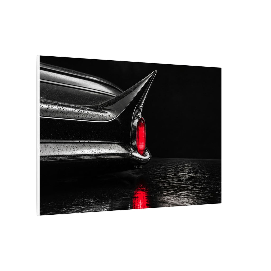 Ruby Tail - Classic Car Wall Art | Canvas (Landscape)