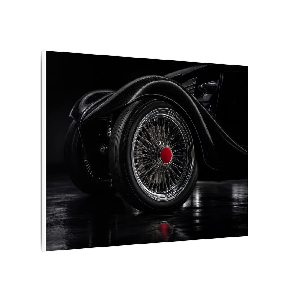 Spoke and Steel - Classic Car Wall Art | Canvas (Landscape)