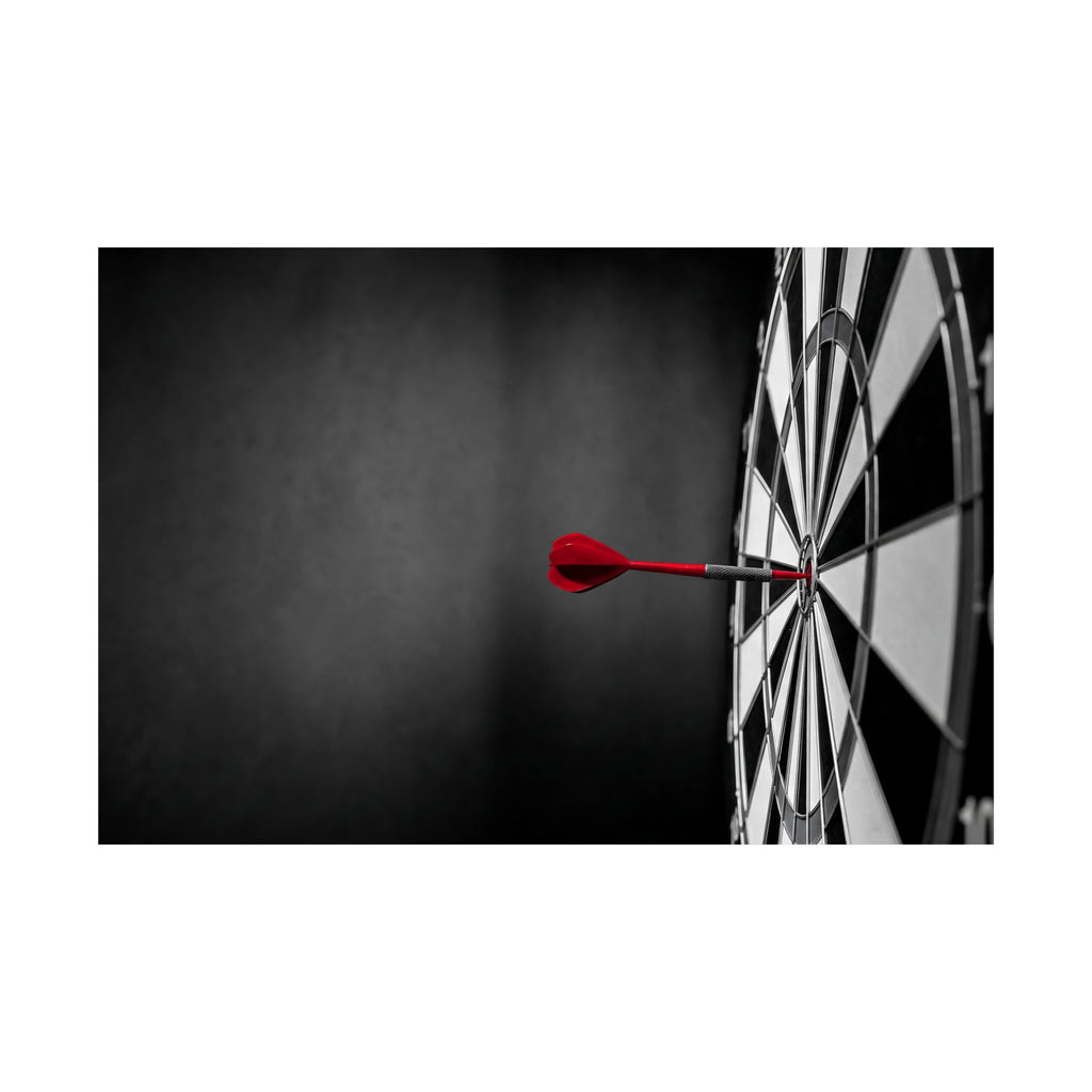 Dead Center - Mens Office Art | Matte Poster (Landscape)