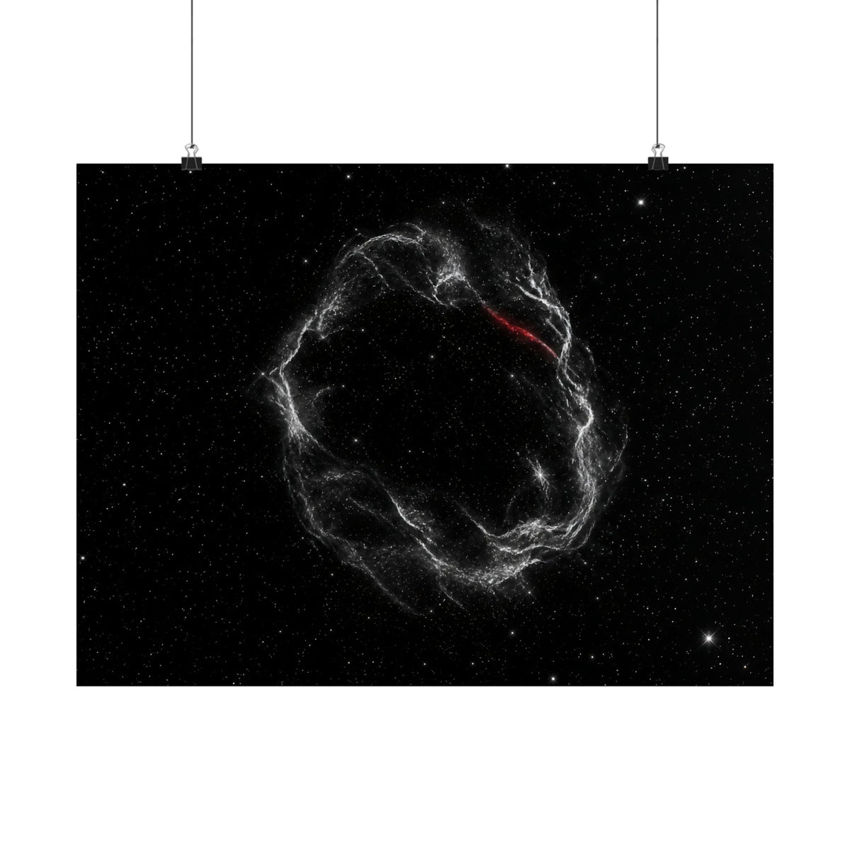 Charged Veil - Space Wall Art | Matte Poster (Landscape)