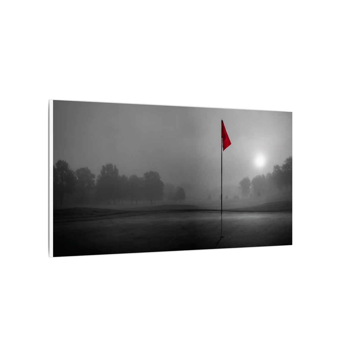 Flag on the Green - Executive Office Wall Art | Canvas (Panoramic)