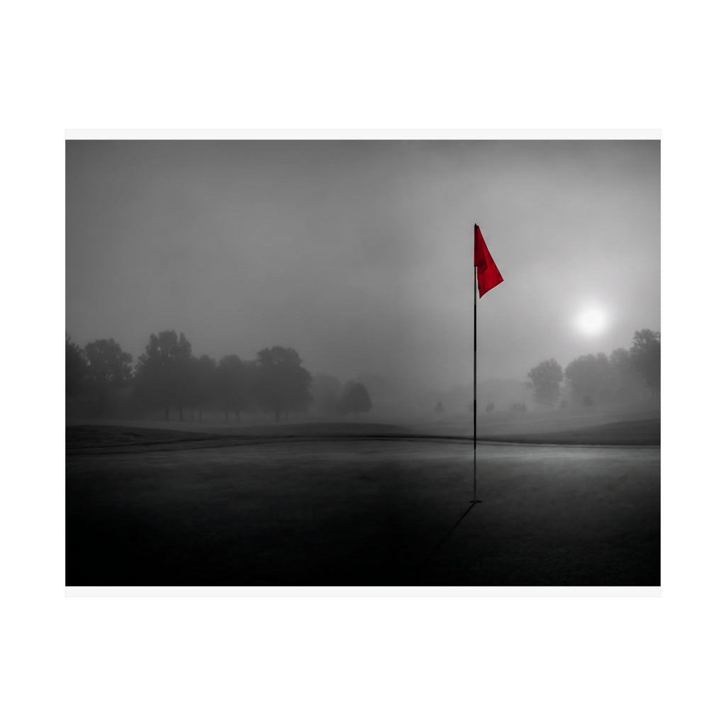 Flag on the Green - Wall Art For Executive Offices | Matte Poster (Landscape)