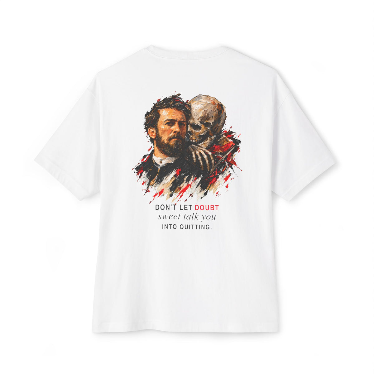 Don't Let Doubt | Heavyweight Tee (Front + Back)