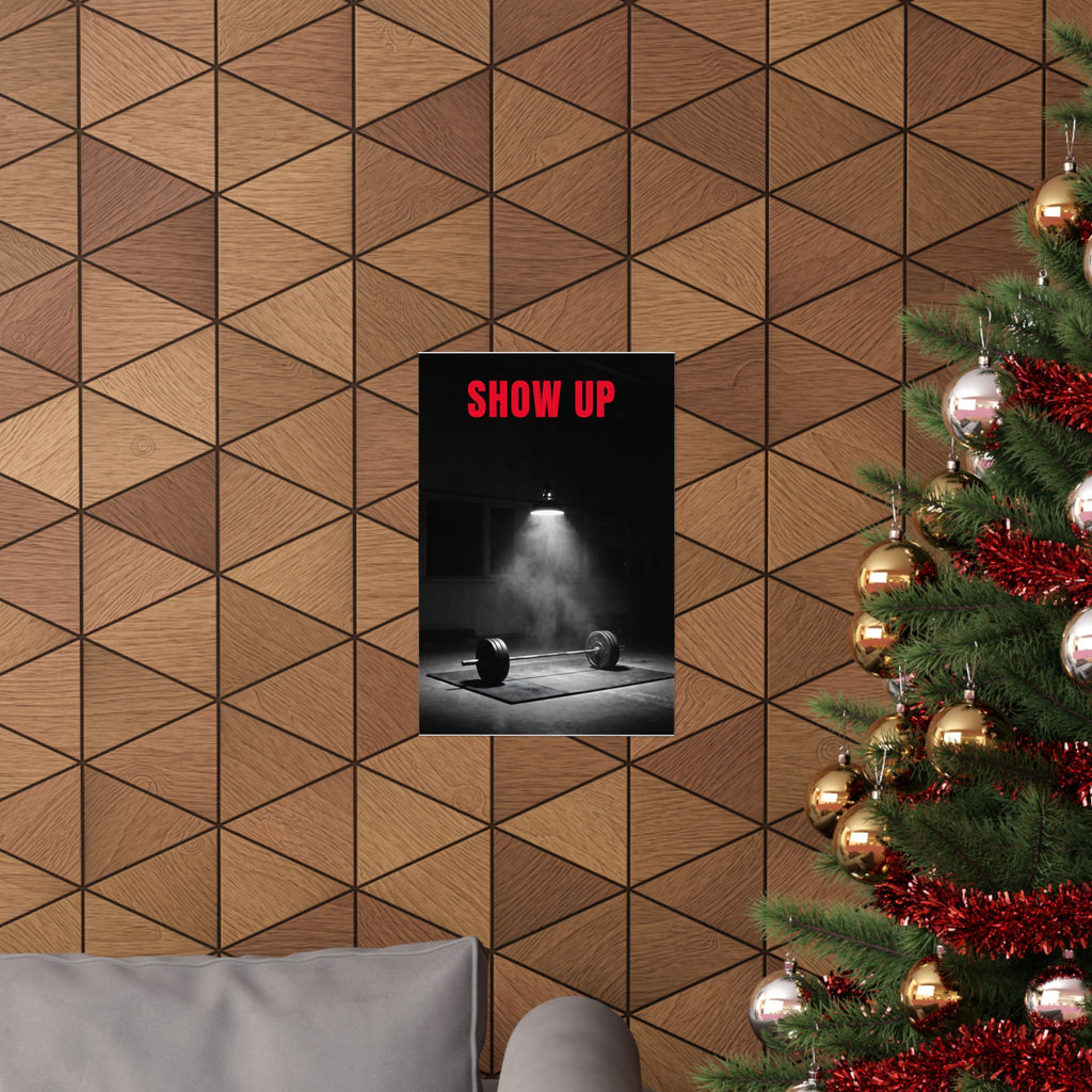 Show Up - Gym Wall Art | Matte Poster
