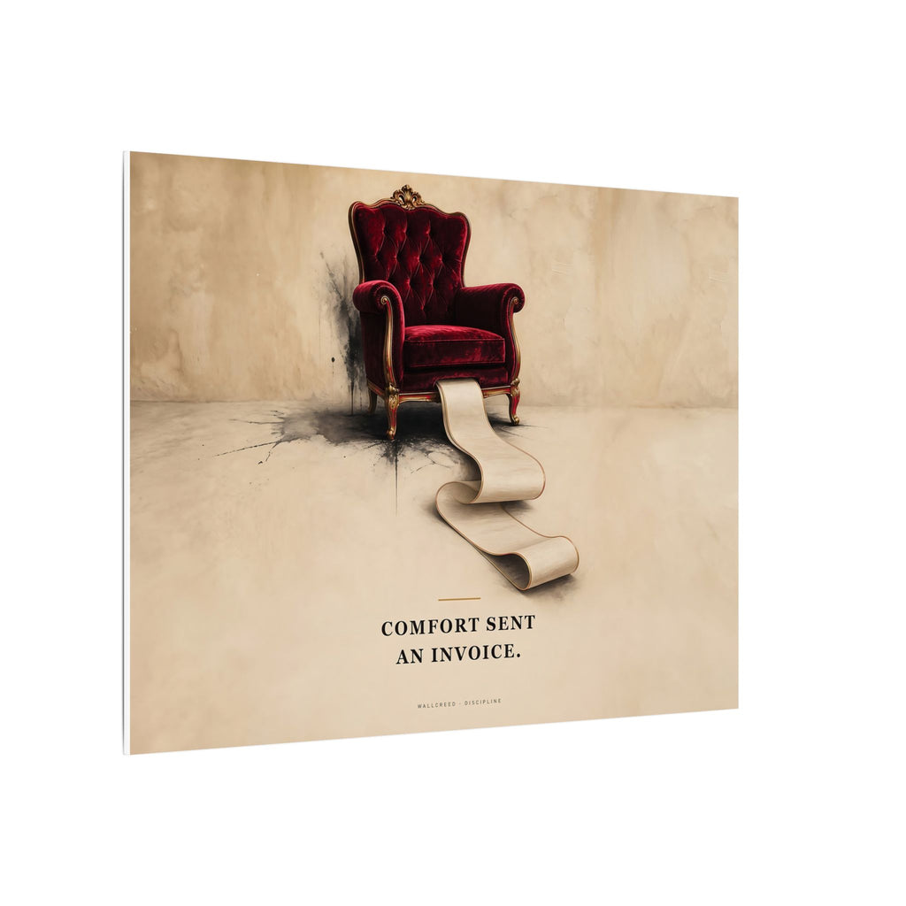 Comfort Sent an Invoice - Funny Wall Art | Canvas (Landscape)
