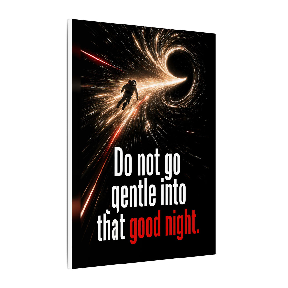Do Not Go Gentle - Space Wall Art | Canvas