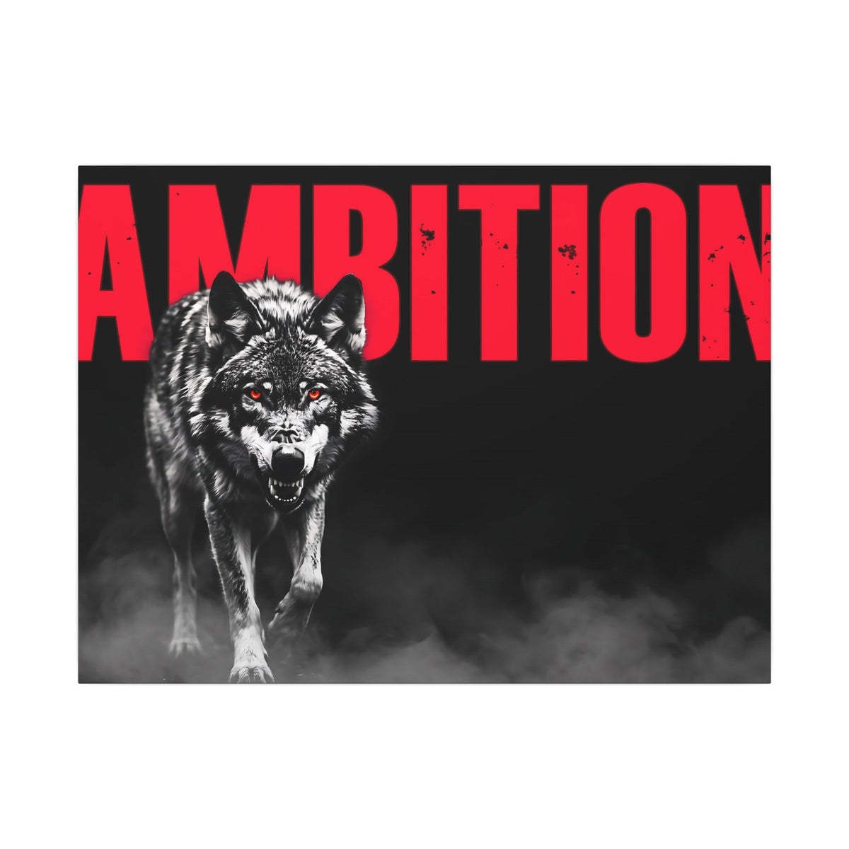 Ambition - Wolf Wall Art | Canvas (Landscape)