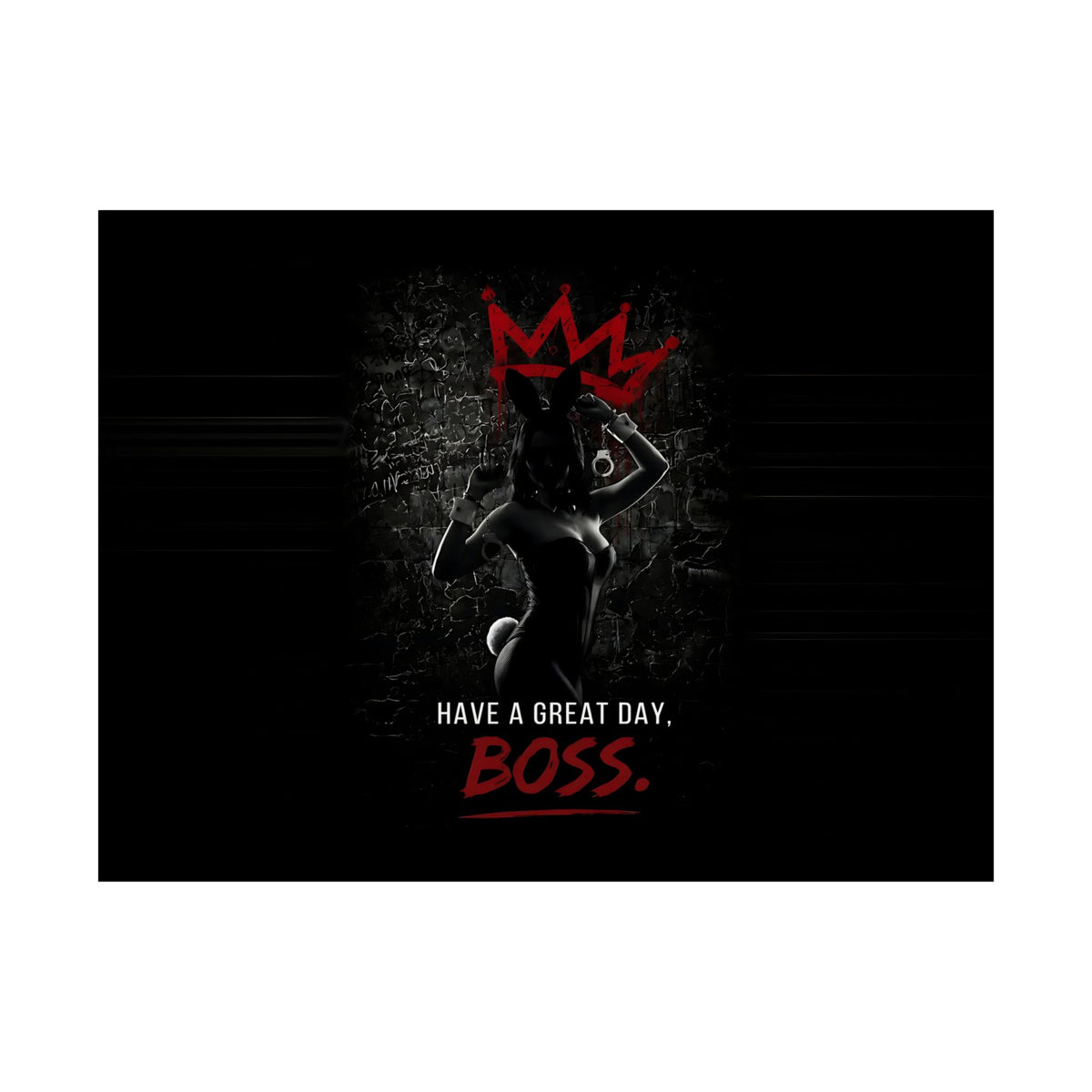 Great Day, Boss - Dark Humor Wall Art | Matte Poster (Landscape)