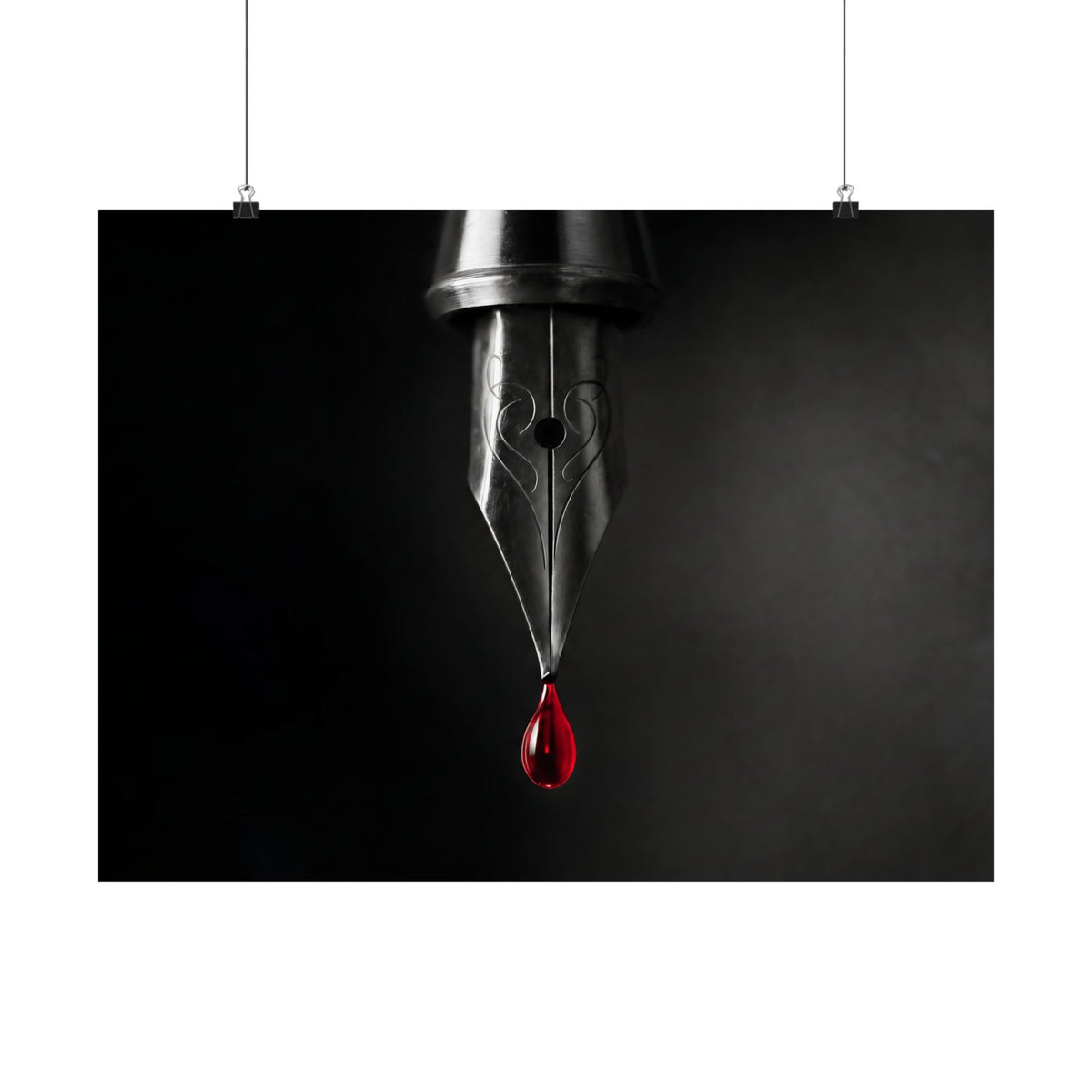 The First Drop - Professional Office Art | Matte Poster (Landscape)