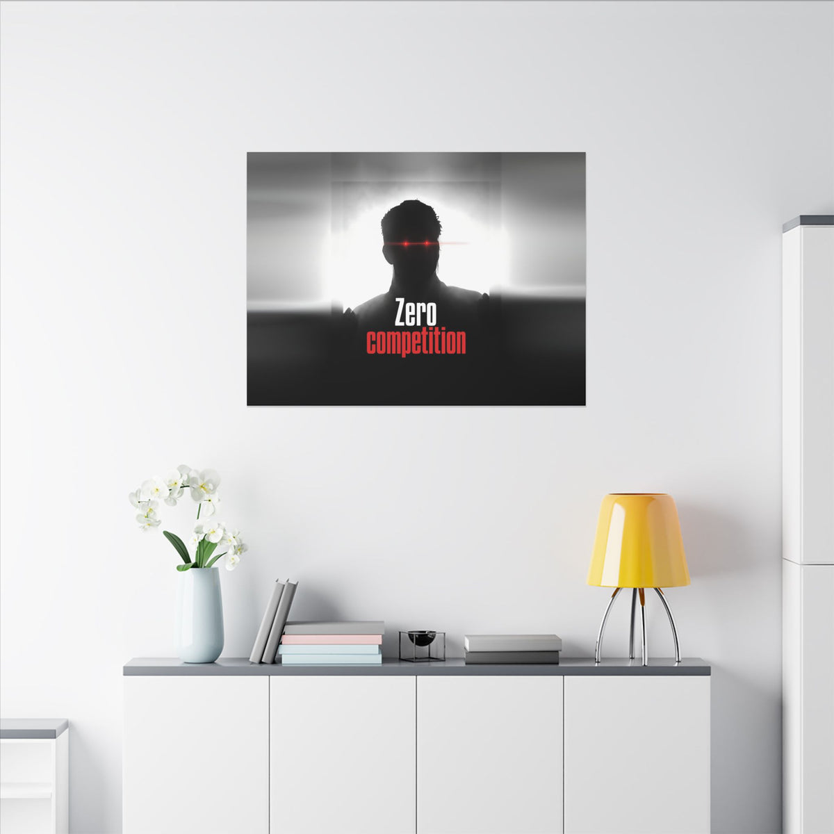 Zero Competition - Men's Office Wall Art | Canvas (Landscape)