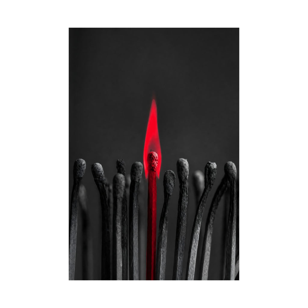 The One Still Burning - Office Wall Art For Men | Matte Poster