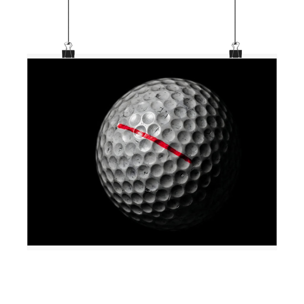 Still in Play - Golf Artwork | Matte Poster (Landscape)