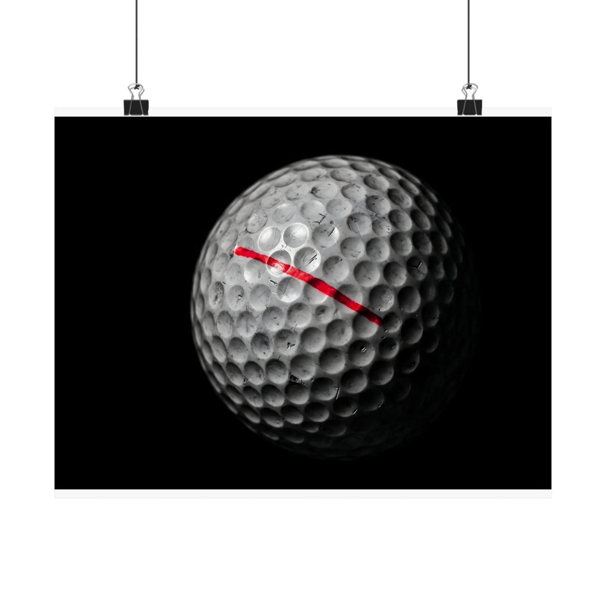 Still in Play - Golf Artwork | Matte Poster (Landscape)