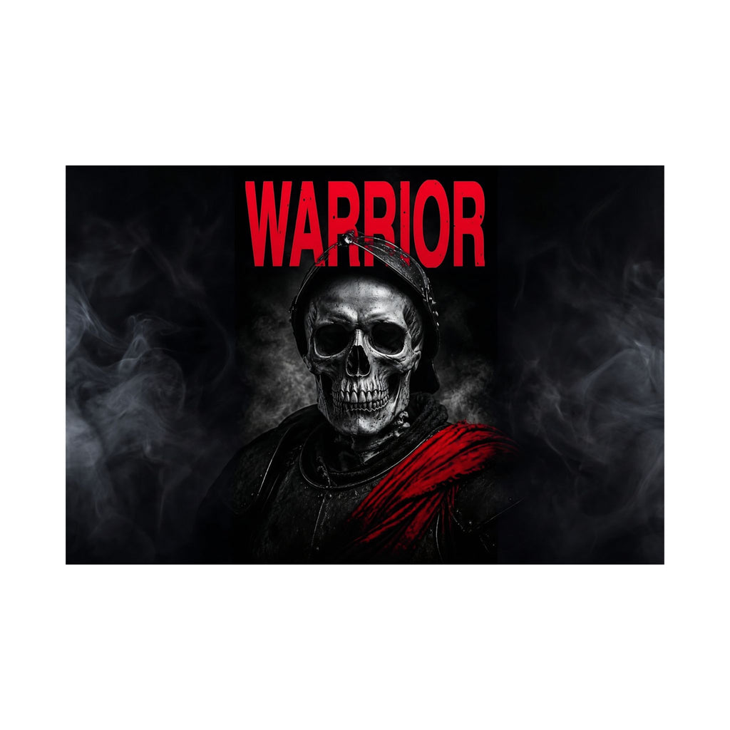 Warrior - Skull Painting | Matte Poster (Landscape)