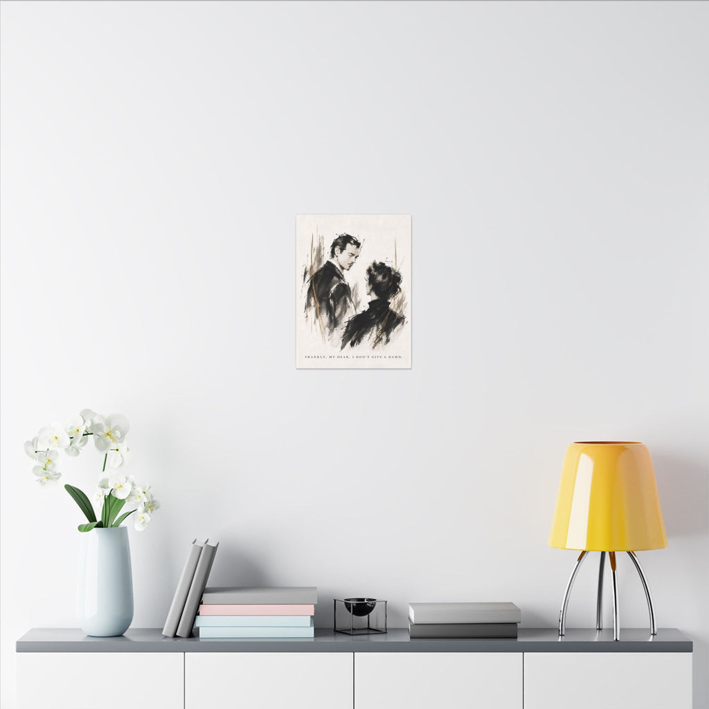 Frankly My Dear - Romantic Noir Wall Art | Canvas