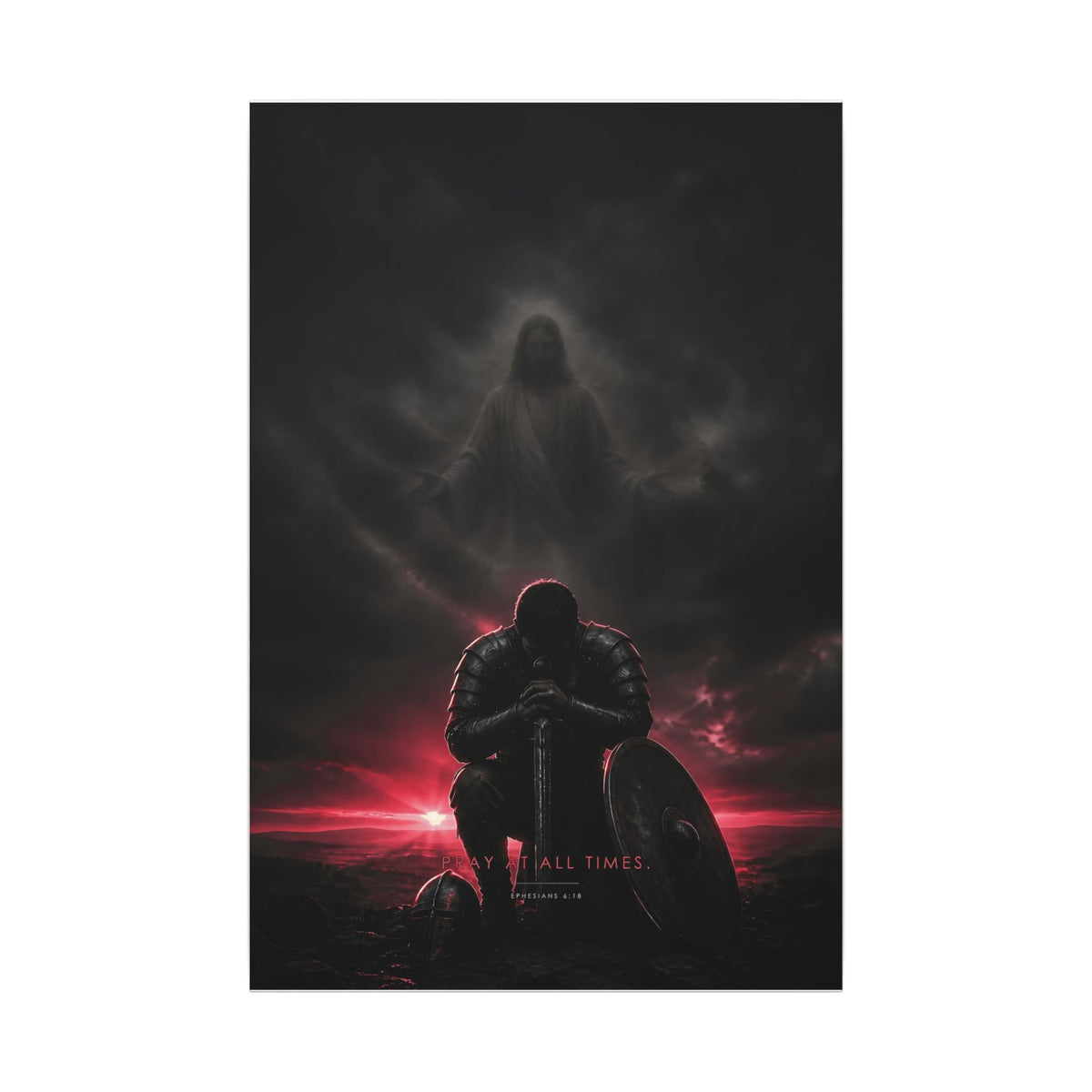 Pray, Then Stand - Armor of God Wall Art | Canvas