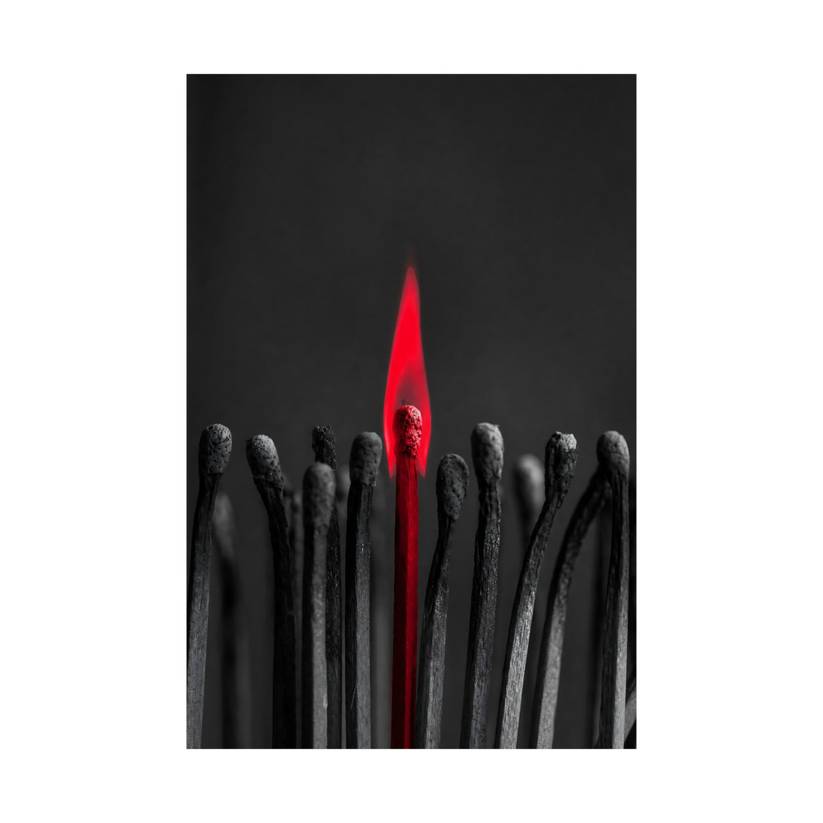 The One Still Burning - Office Wall Art For Men | Matte Poster