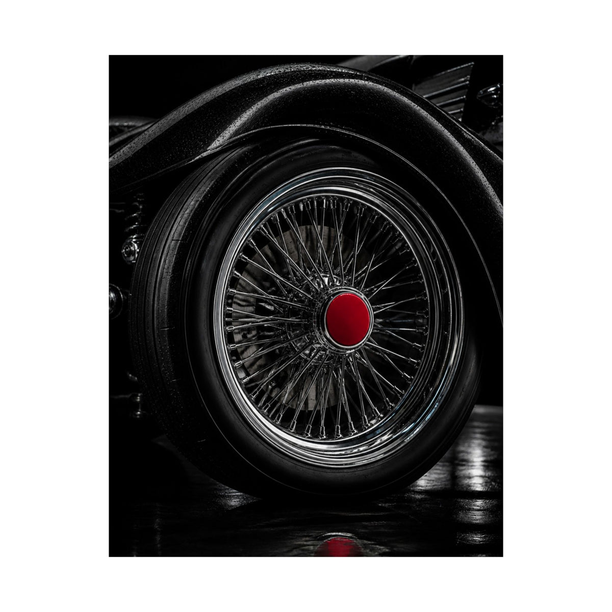 Spoke and Steel - Classic Car Wall Art | Matte Poster