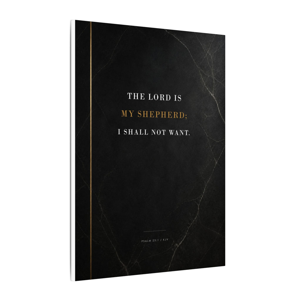 The Lord Is My Shepherd - Psalm 23 Scripture Wall Art | Canvas