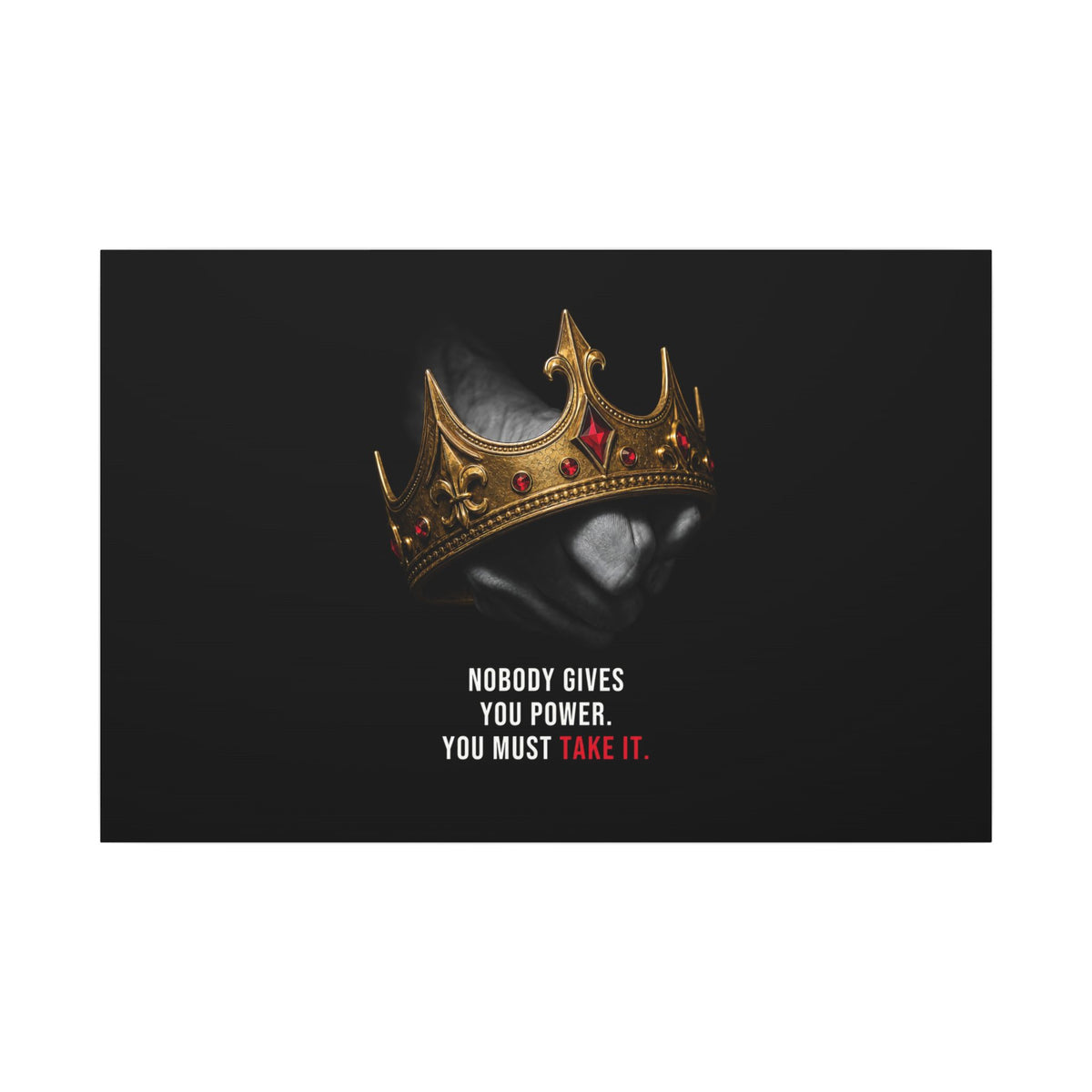 Take the Crown - King Wall Art | Canvas (Landscape)