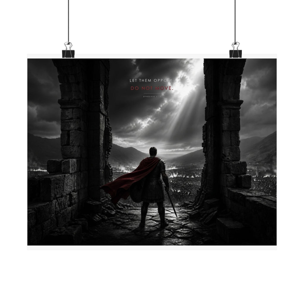 Stand Firm - Armor of God Wall Art | Matte Poster (Landscape)