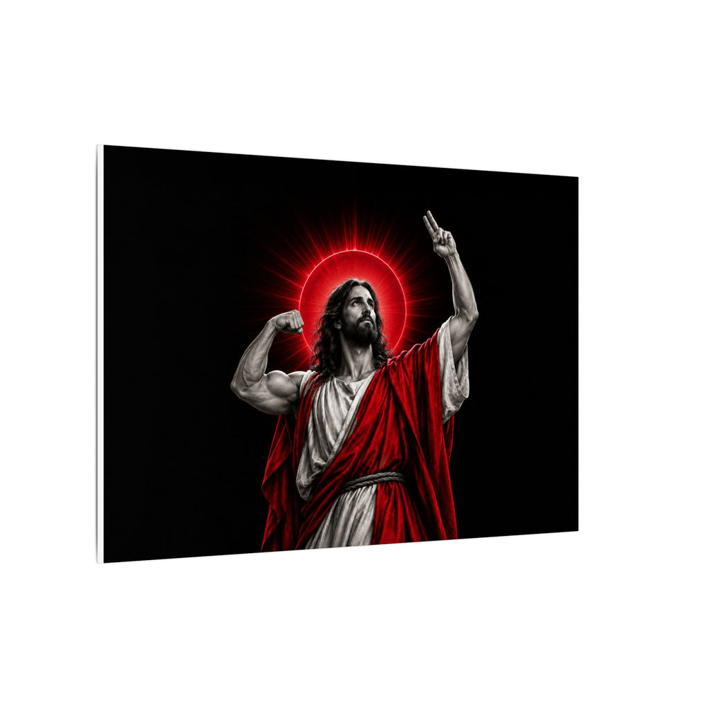 Faith and Iron - Gym Wall Art | Canvas (Landscape)