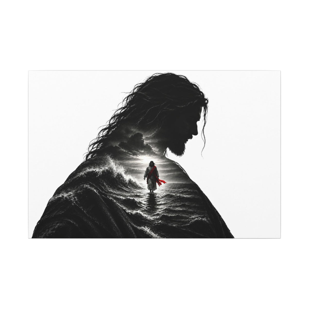 Walk on Water - Christian Wall Art | Canvas (Landscape)