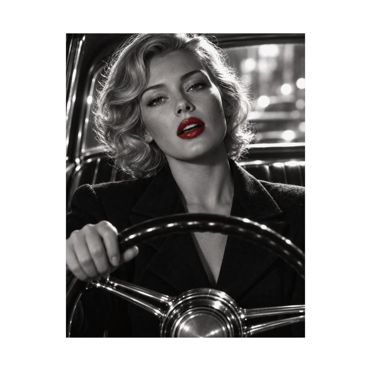 Night Drive - Bedroom Wall Art | Matte Poster