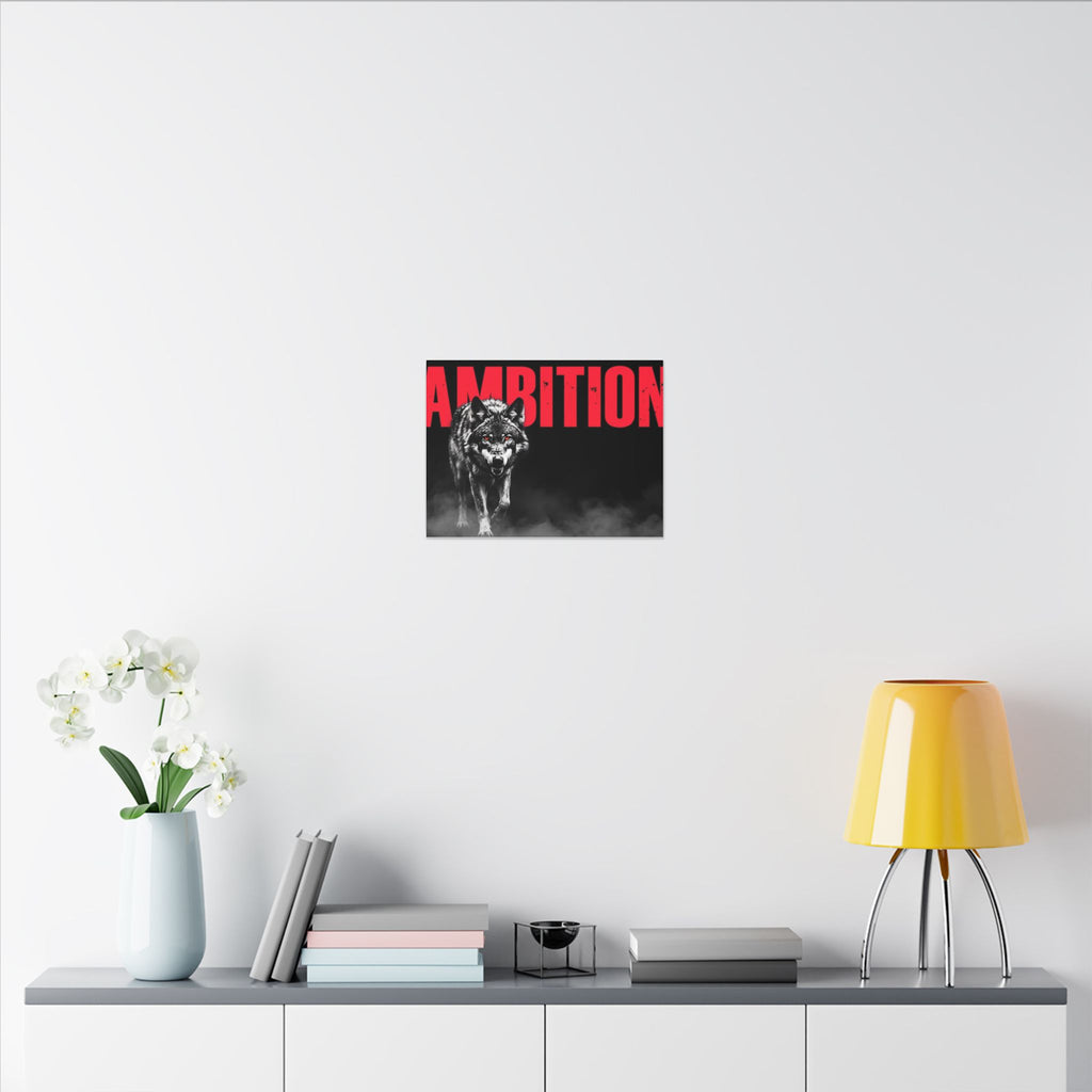 Ambition - Wolf Wall Art | Canvas (Landscape)