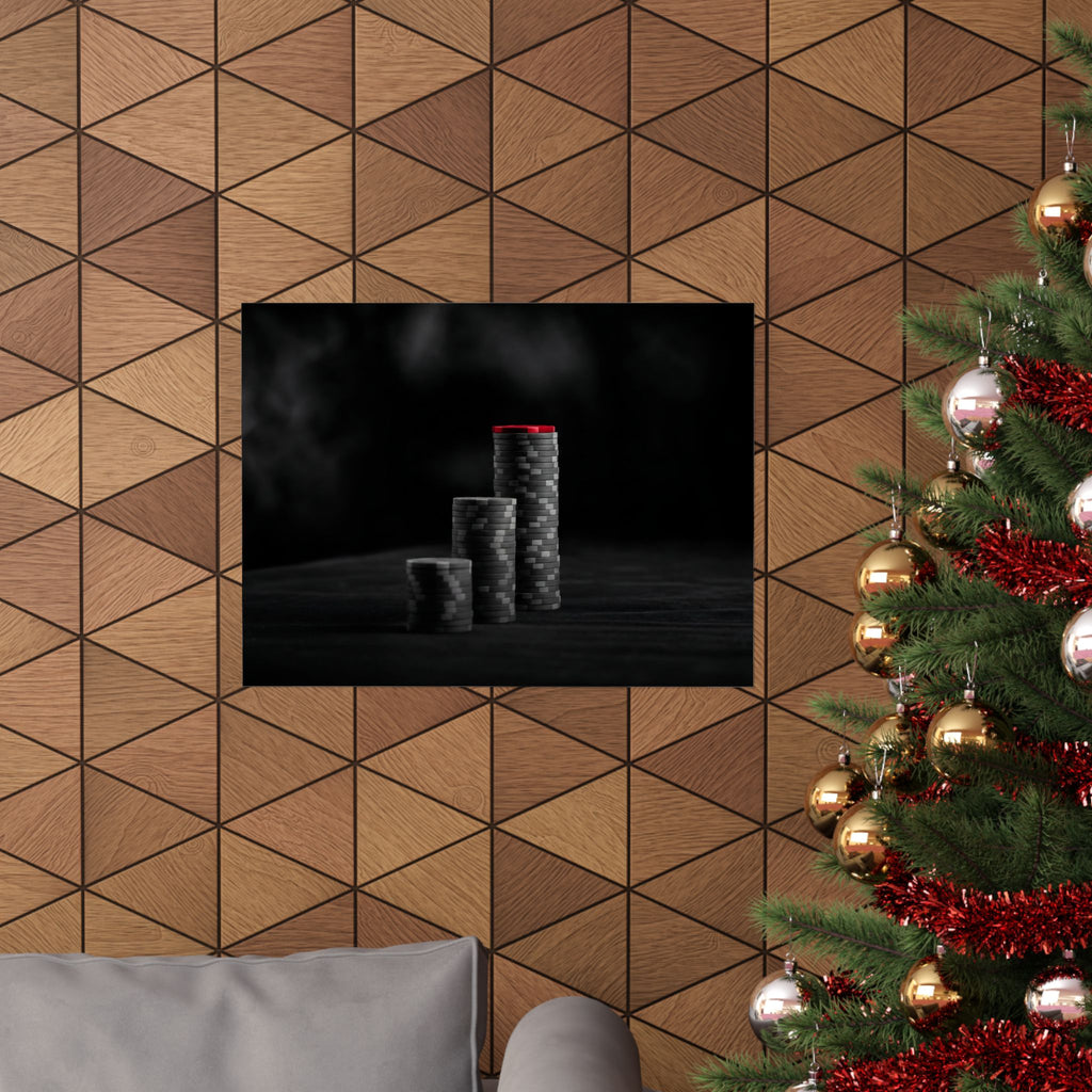 The Chip on Top - Business Office Wall Art | Matte Poster (Landscape)