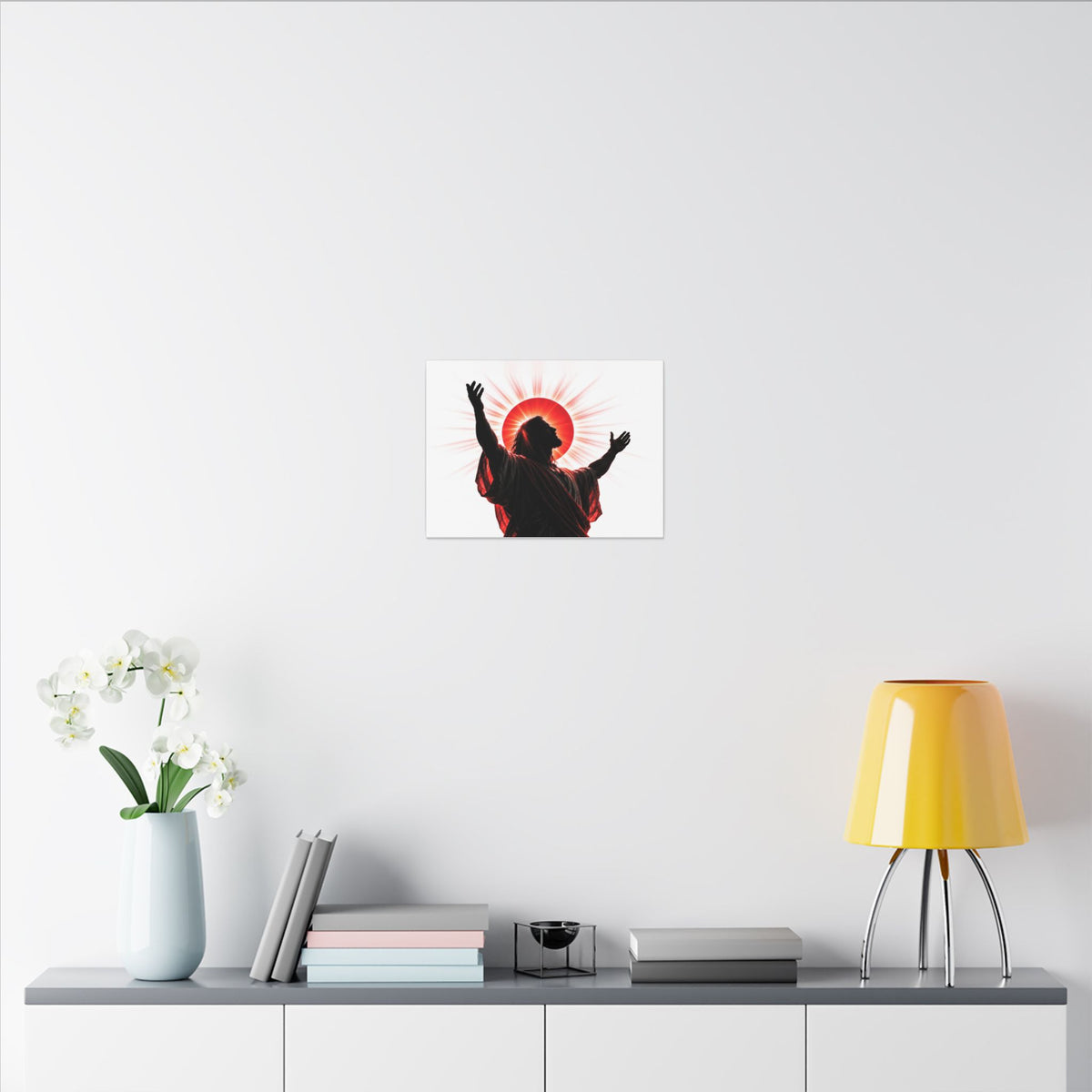 Red Sun Victory - Christian Wall Art | Canvas (Landscape)