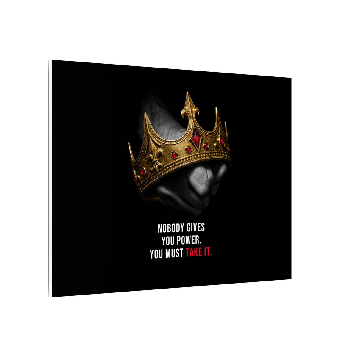 Take the Crown - King Wall Art | Canvas (Landscape)