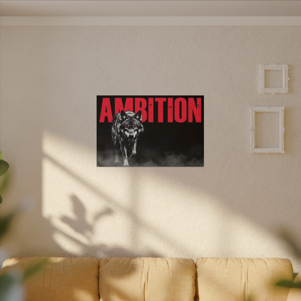 Ambition - Wolf Wall Art | Canvas (Landscape)
