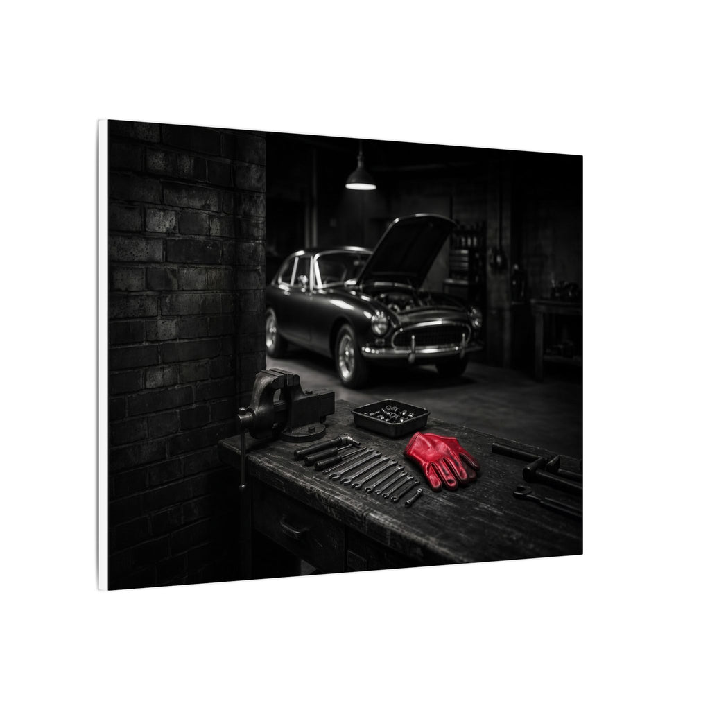 Built, Not Bought - Garage Wall Art | Canvas (Landscape)
