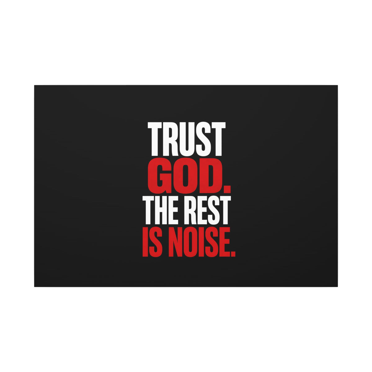 Trust God - Christian Wall Art | Canvas (Landscape)