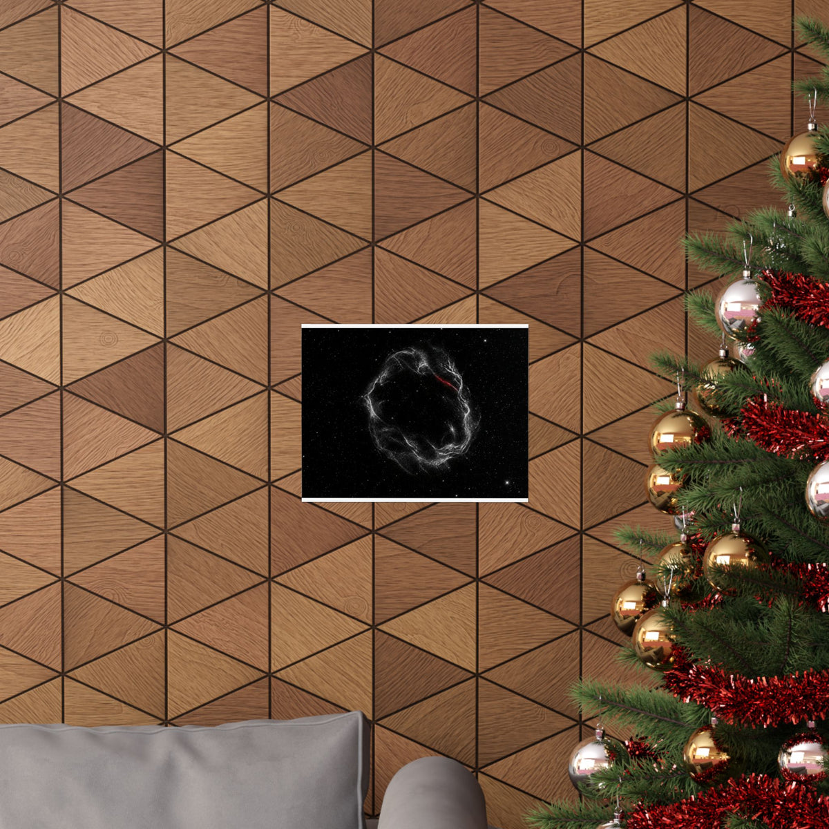 Charged Veil - Space Wall Art | Matte Poster (Landscape)